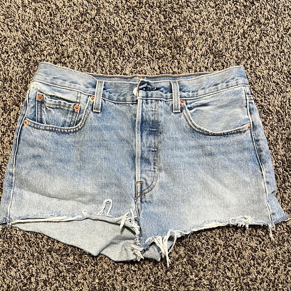 Levi cut off shorts super cute and comfortable make an offer if you’d like!!